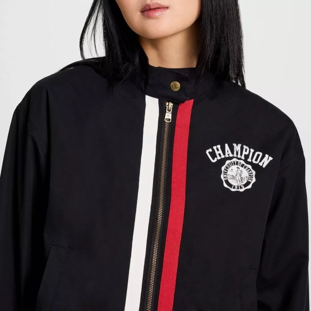Champion Game Day Women's Black Full Zip Front Lined Jacket -- Size XL 40/42 - Picture 2 of 7